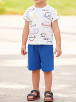 Children's Printed Tee & Shorts Set