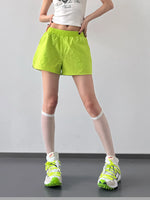 Elastic Waist Active Shorts - Ladyez