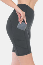 Leggings Depot Full Size High Waist Active Shorts - Ladyez
