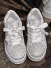 Round Toe Rhinestone Sneakers