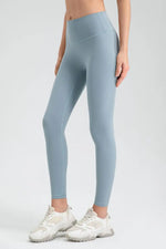 Wide Waistband Sport Leggings - Ladyez