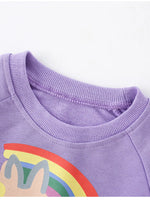 Children's Unicorn Rainbow Graphic Sweatshirt