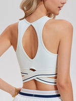 Full Size Criss-Cross Hem Active Tank Plus Size