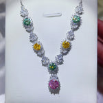 3.5 Carat Moissanite 925 Sterling Silver Necklace
