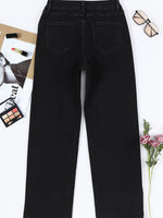 Wide Leg Jeans - Ladyez