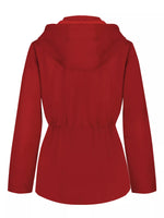 Zip Up Waterproof Hooded Outerwear