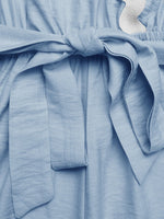 Scalloped Trim Wrap Romper