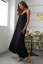 Devine Spaghetti Strap Maxi Dress - Ladyez