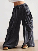 Oversized Wide-Leg Harem Pants