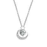 Star and Moon Pendant Necklace