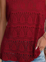 Crochet Sleeveless Sweater Vest