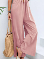 Full Size Casual Wide-Leg Overalls with Pockets Plus Size
