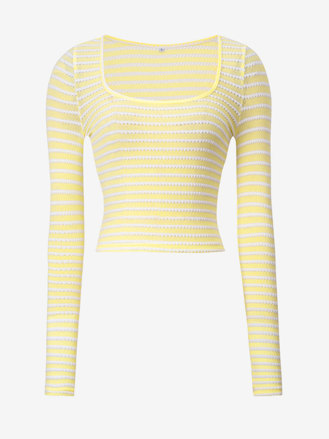 Devine Square Neck Long Sleeve T-Shirt - Ladyez