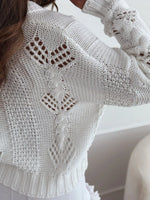Button Up V-Neck Cardigan