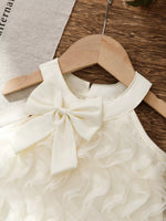Children's Bow Ruffled Top and Shorts Set