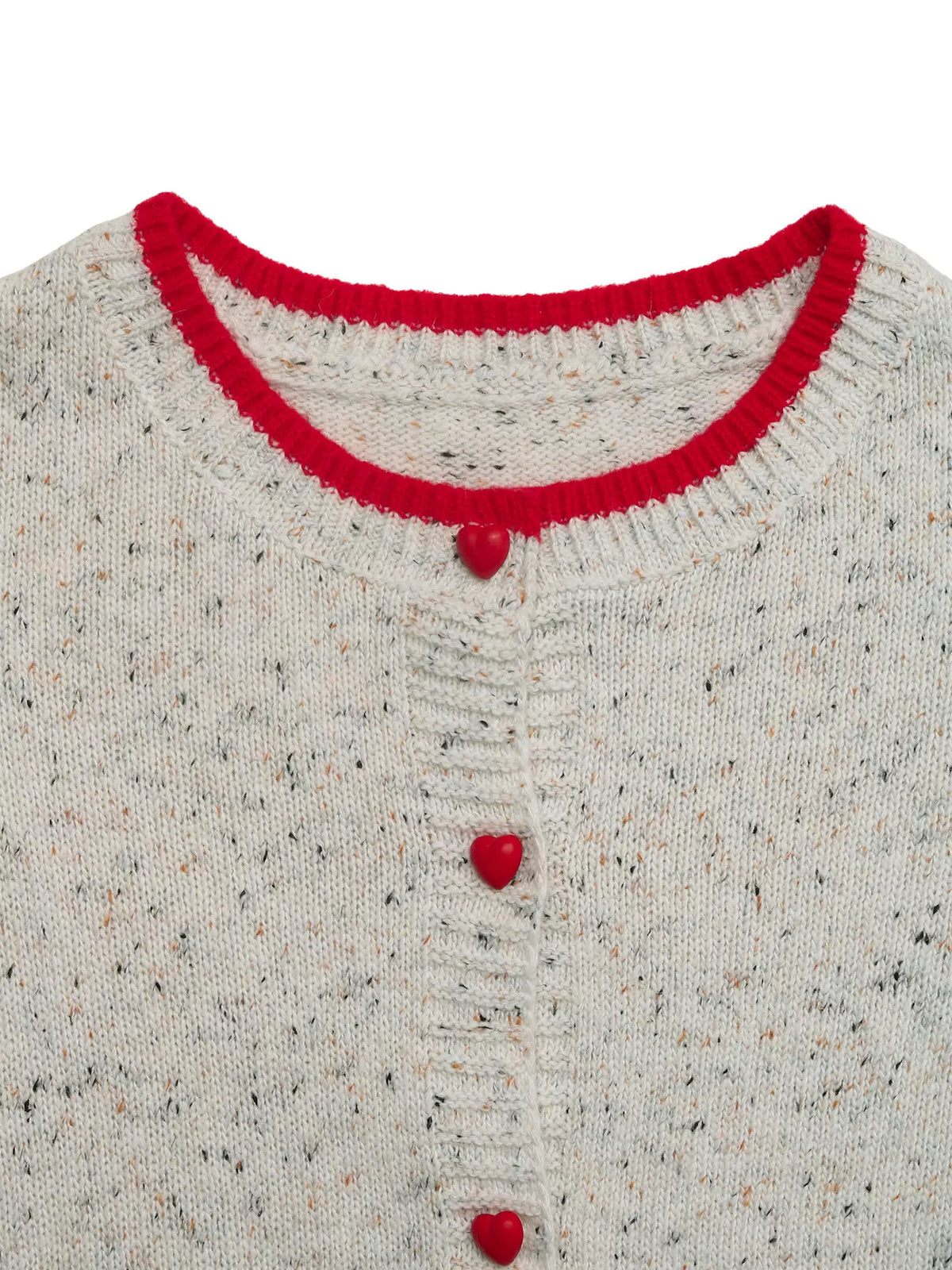 Contrast Trim Button Up Cardigan
