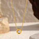 18K Gold-Plated Pearl Necklace