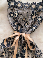 Floral Tie Waist Mini Dress