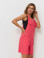 Sleeveless Tie-Strap Romper