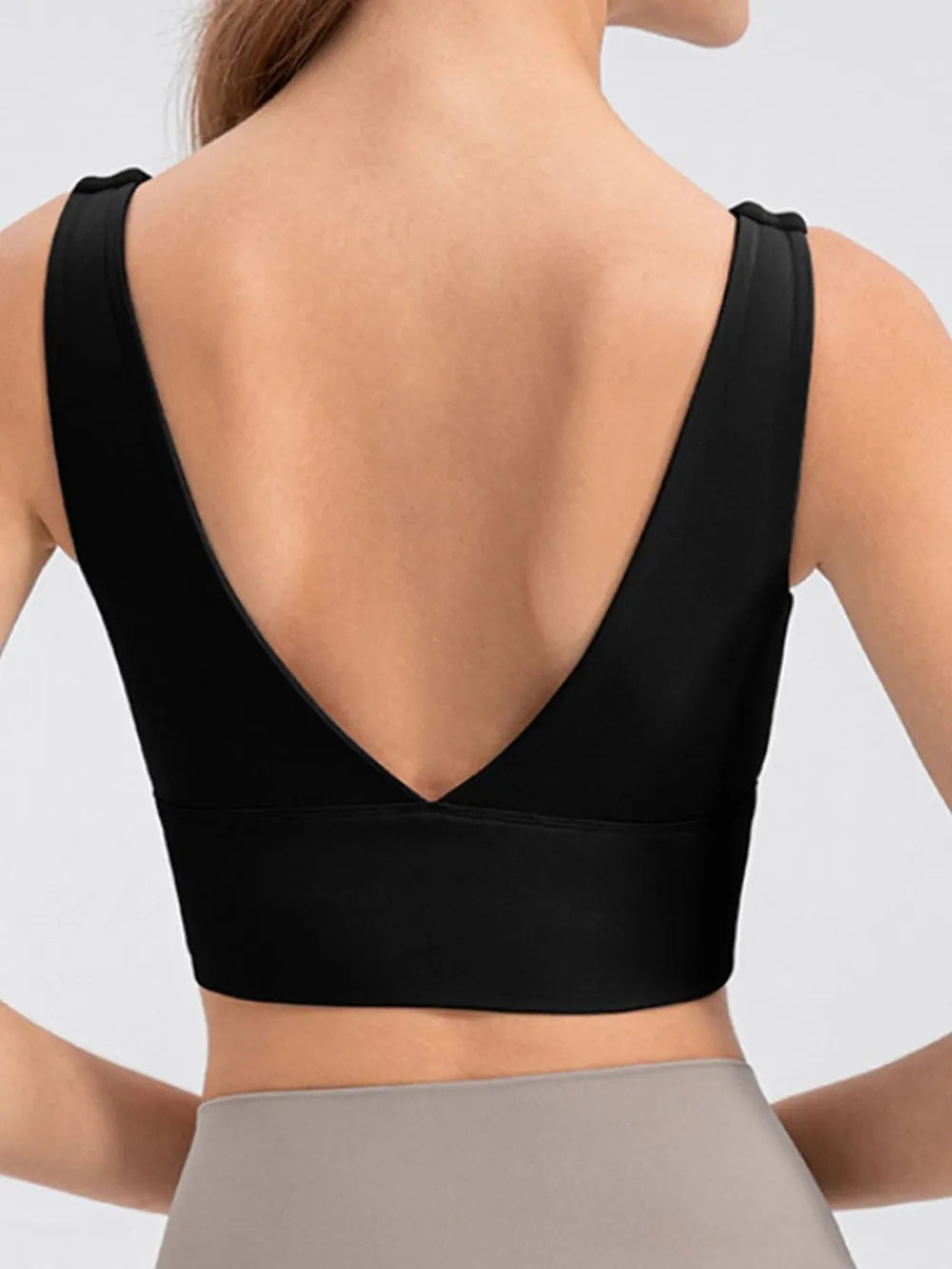 Scoop Neck Wide Strap Active Tank - Ladyez