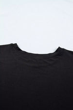 Solid Color Oversize Tee Tie Wrap Mini Skort 2pcs Set