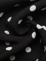 Polka Dot Ruffle Hem Spaghetti Strap Dress