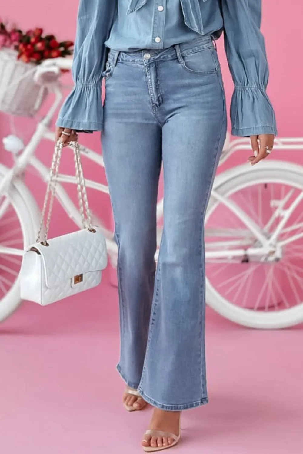 Bootcut Jeans with Pockets