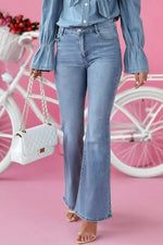 Bootcut Jeans with Pockets