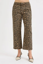 RISEN Full Size Mid Rise Crop Relaxed Jeans Plus Size - Ladyez