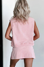 USA Round Neck Tank and Shorts Set