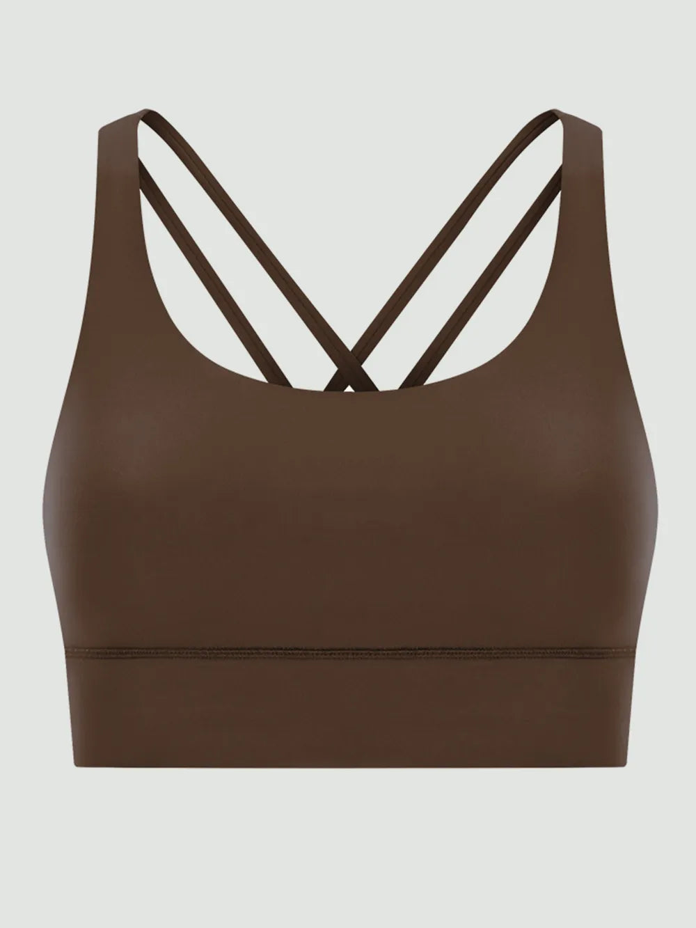 Millennia Crisscross Scoop Neck Active Tank - Ladyez
