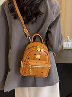 Patterned Mini Backpack Bag