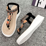 Toe Post Wedge Sandals