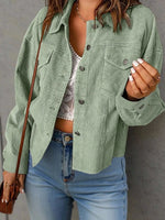 Corduroy Button-Down Shacket