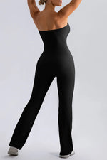 Sleeveless Straight Active Jumpsuit - Ladyez