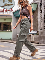 Cargo Wide Leg Jeans - Ladyez