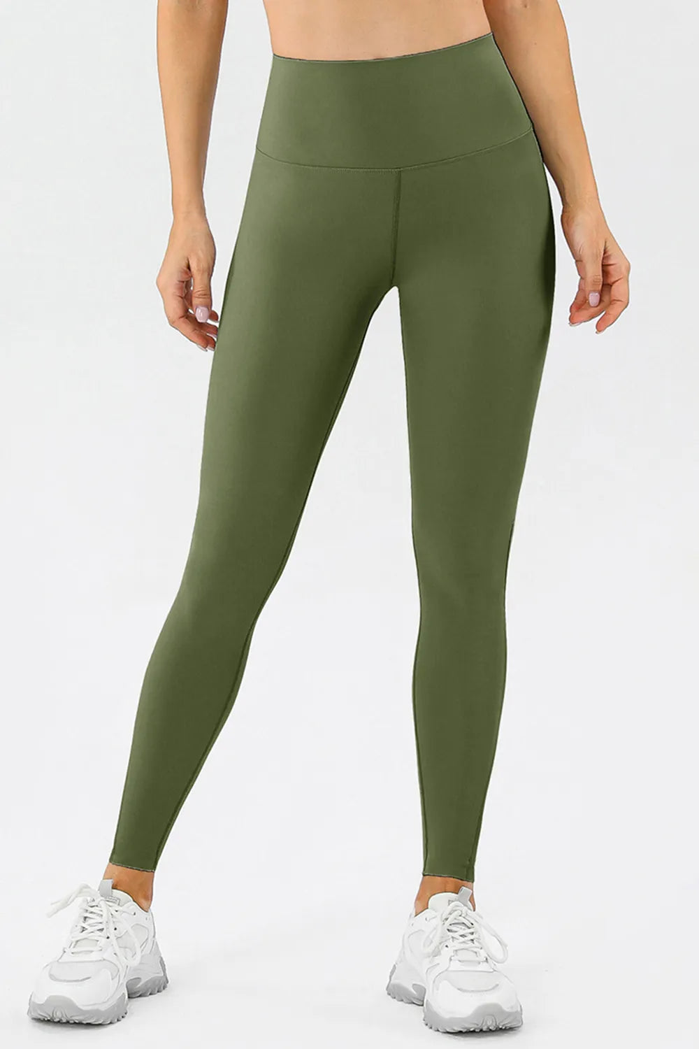 High Waist Skinny Active Pants - Ladyez