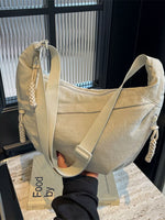 Casual Solid Color Lightweight Crossbody Bag