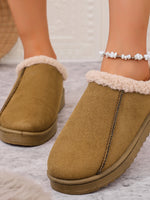 Cozy Faux Fur Lined Slippers - Ladyez
