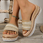 Open Toe Platform Sandals