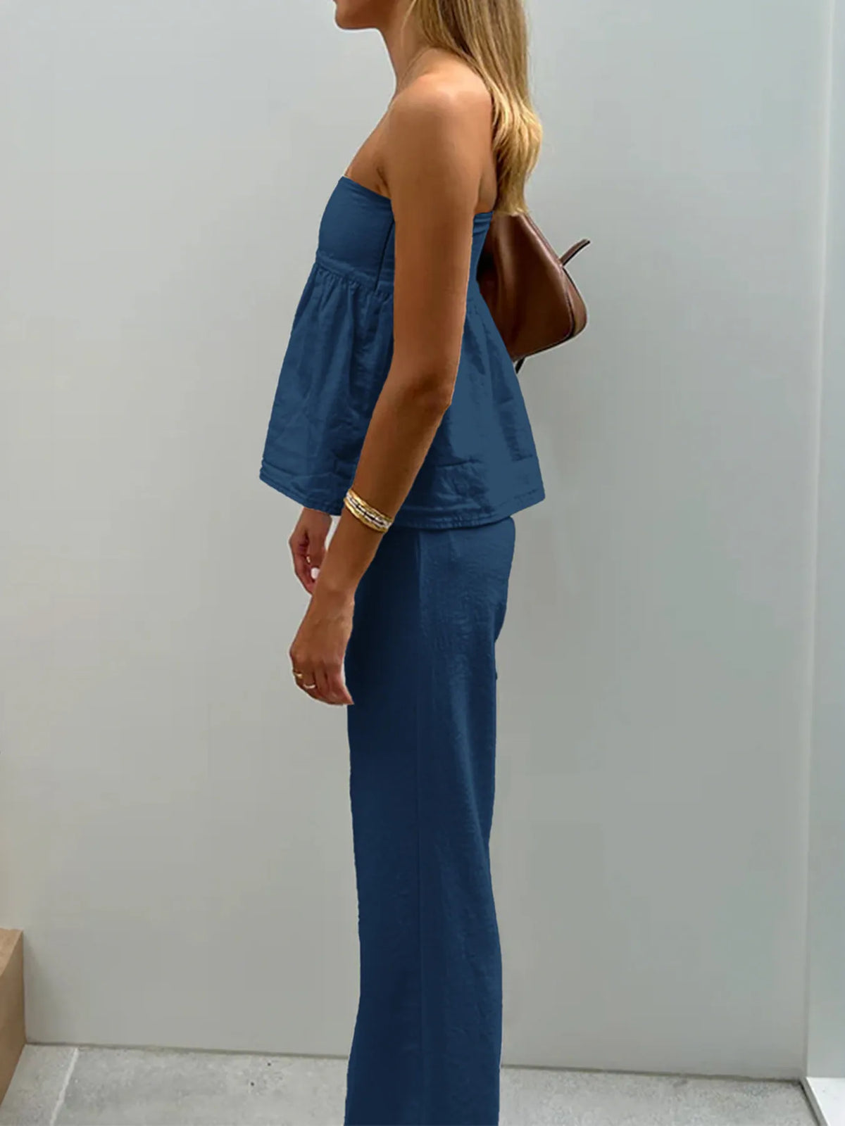 Tube Top and Pants Set