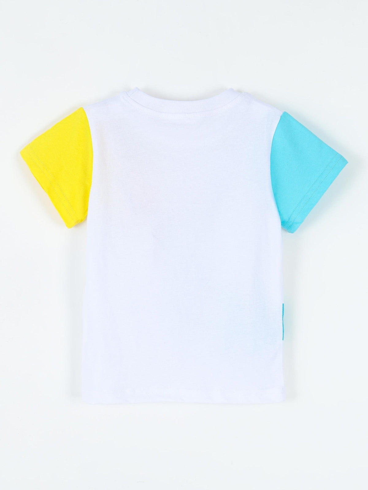 Children's Animal Print Color Block T-Shirt