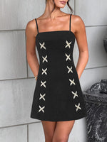 Contrast Mini Cami Dress - Ladyez