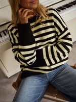 Striped Crew Neck Sweater