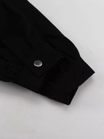 Puff Sleeve Contrast Collar Dress