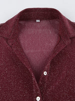 Button Up Shirt with Scarf