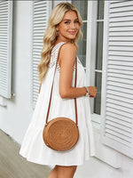 Lace Detail Sleeveless Dress