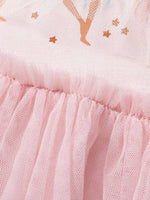 Children's Ballerina Round Neck Tulle Dress