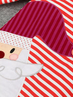 Children's Christmas Reindeer Striped Dress