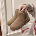 Round Toe Platform Boots